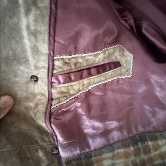 Men's Brown Fur Collar Coat - Picture 11 of 16